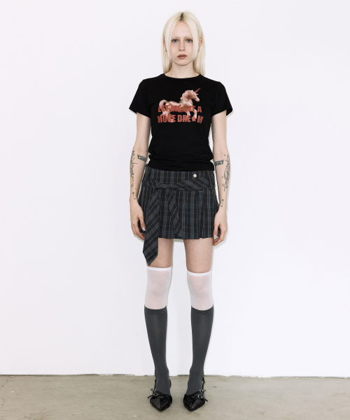 SHADOW UNICORN TEE (BLACK) F26QB057