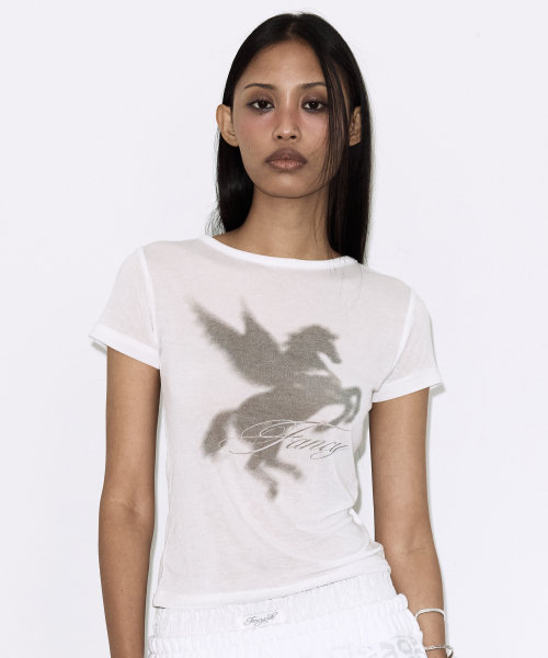 SHADOW PEGASUS TEE (WHITE) F26QB070