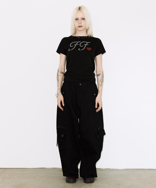 GLINT FF TEE (BLACK) F26QB088
