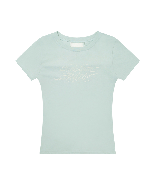 BACK CROSS TEE (MINT) F26QB073