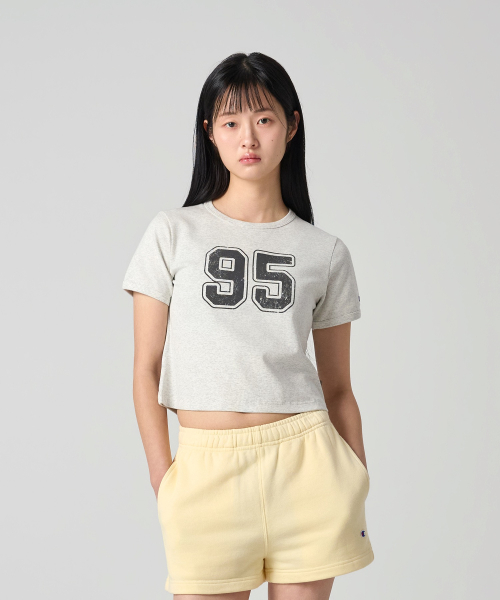 여성 95 크롭 티셔츠 4color