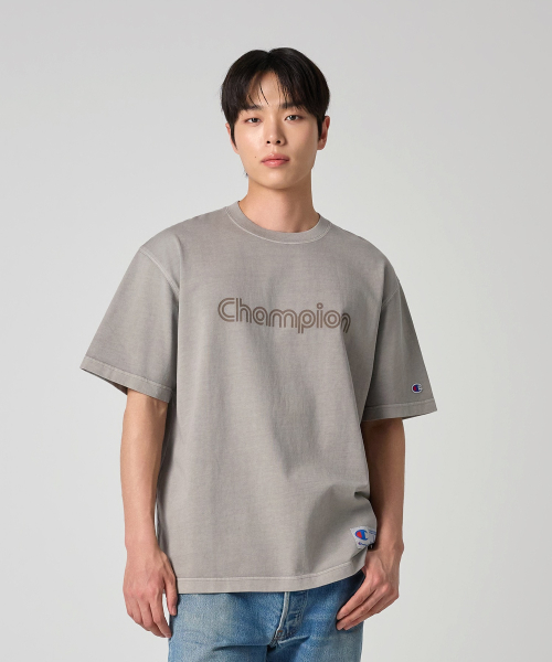 Track Logo Garment Dyeing T-Shirt 3 colors