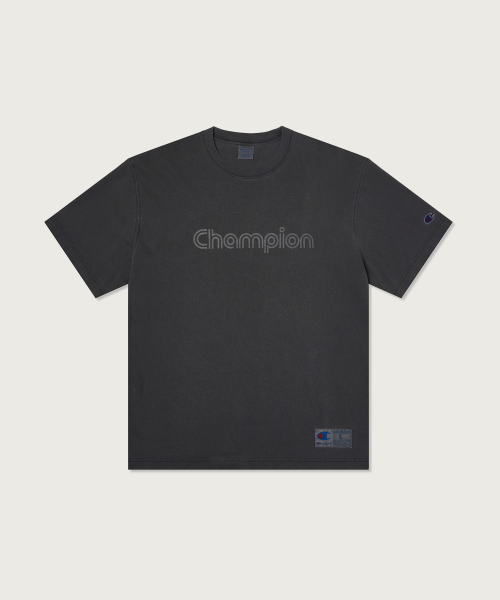 Track Logo Garment Dyeing T-Shirt 3 colors