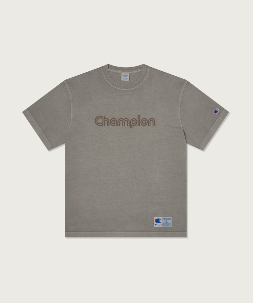 Track Logo Garment Dyeing T-Shirt 3 colors