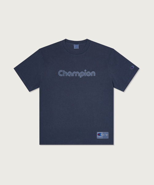 Track Logo Garment Dyeing T-Shirt 3 colors