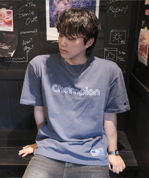 Track Logo Garment Dyeing T-Shirt 3 colors