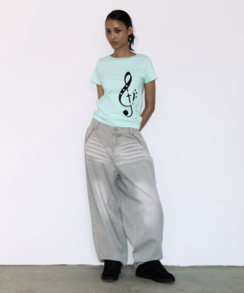 CLEF SYMBOL TEE (MINT) F26QB143