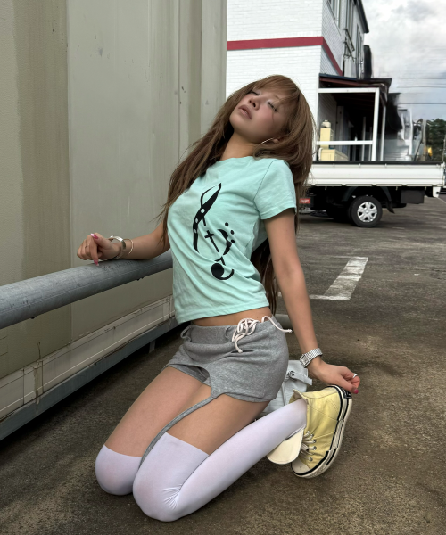 CLEF SYMBOL TEE (MINT) F26QB143