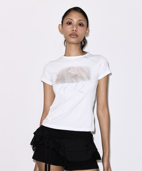 FCL HORSE TEE (WHITE) F26QB119