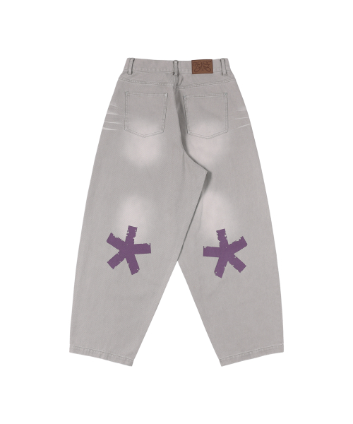 BAYWATCH DENIM PANTS (SAND GRAY) F26QD154