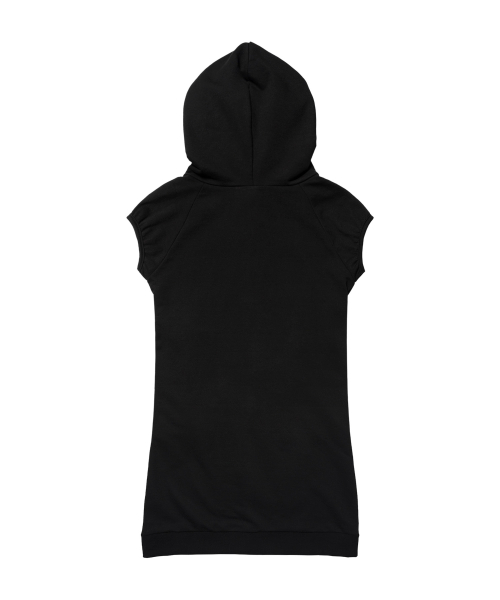 HOTFIX PUFF SLEEVE HOOD ONE-PIECE (BLACK) F26QD139