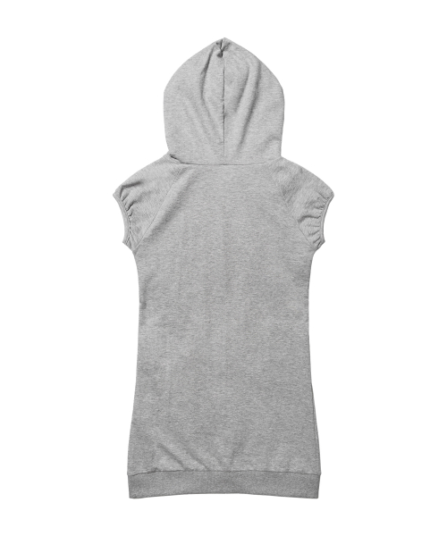 HOTFIX PUFF SLEEVE HOOD ONE-PIECE (GRAY) F26QD139