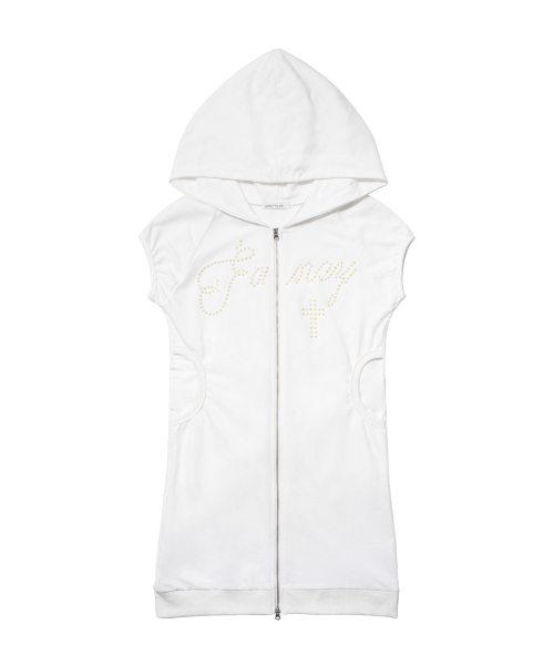 HOTFIX PUFF SLEEVE HOOD ONE-PIECE (IVORY) F26QD139