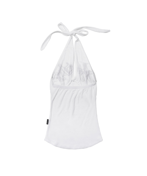 MUSE HALTERNECK TOP (IVORY) F26QB123