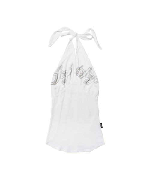 MUSE HALTERNECK TOP (IVORY) F26QB123