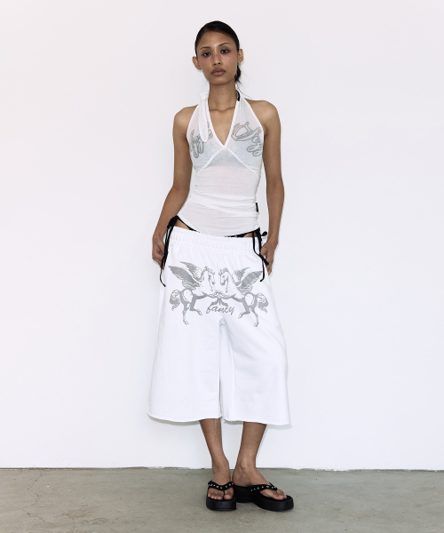 MUSE HALTERNECK TOP (IVORY) F26QB123