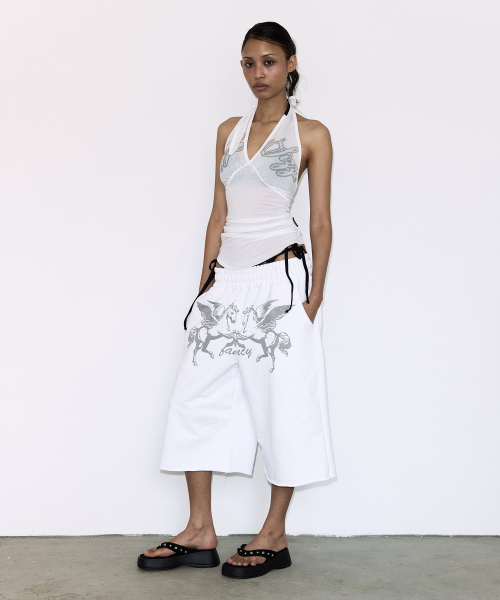 MUSE HALTERNECK TOP (IVORY) F26QB123