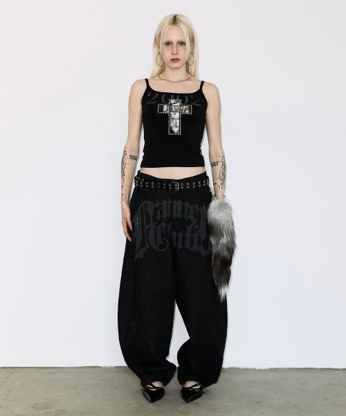 00s Sleeveless (BLACK) F26QB121