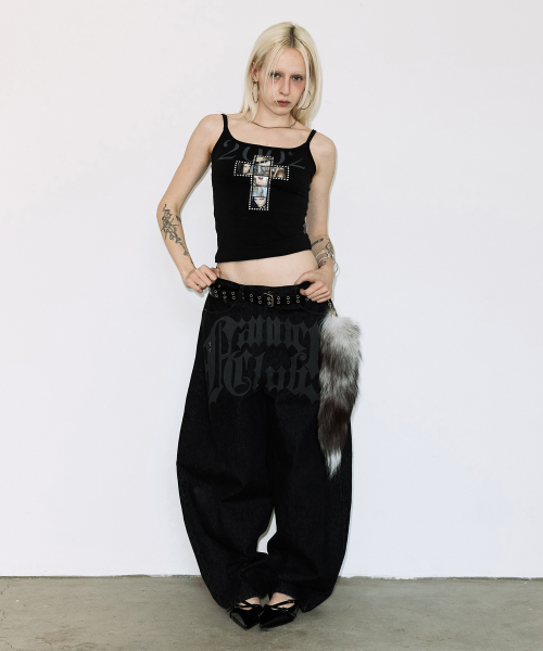 00s Sleeveless (BLACK) F26QB121