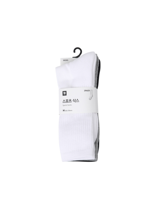 공용 스포츠 삭스 3PACK_MBG5AY3064
