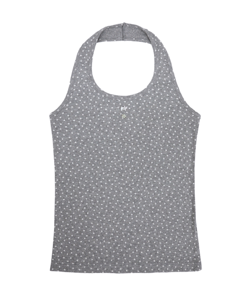 KAWAII Halter Sleeveless (Melange Grey)