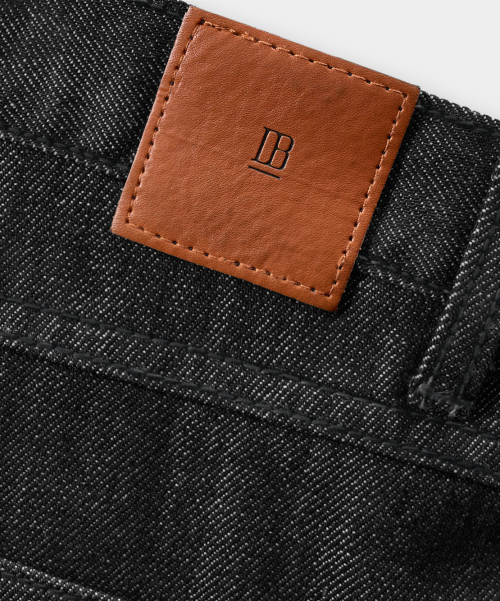 BIO WASHING CARPENTER BERMUDA DENIM PANTS_SLUB BLACK
