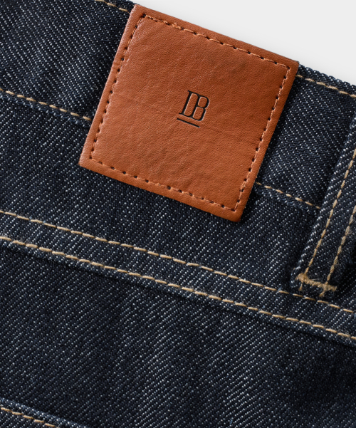 BIO WASHING CARPENTER BERMUDA DENIM PANTS_SLUB INDIGO