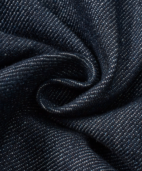 BIO WASHING CARPENTER BERMUDA DENIM PANTS_SLUB INDIGO