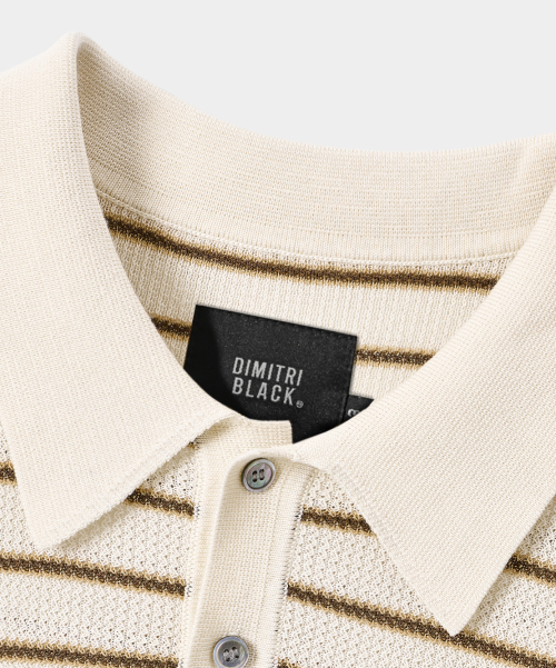 © EVERYONE’S SUMMER WOOL HALF KNIT_STRIPE 4 COLOR