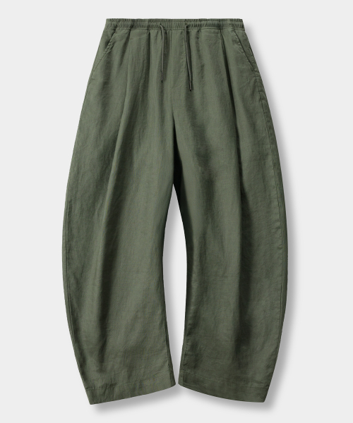 © EVERYONE’S LINEN 100% CURVED PANTS_3 COLOR