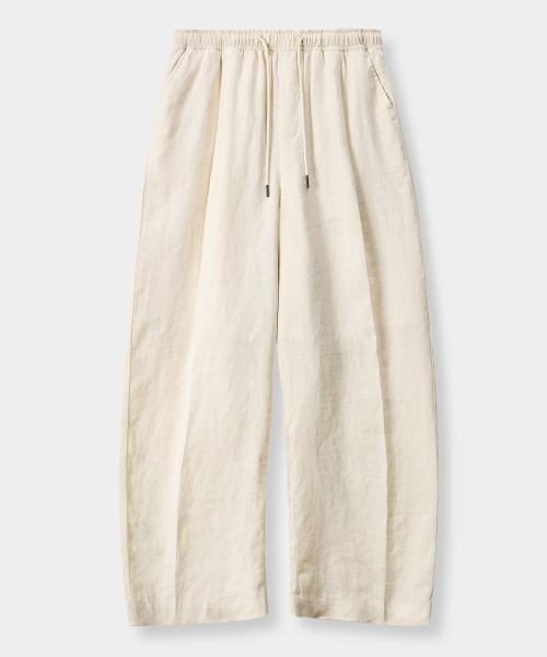 © EVERYONE’S LINEN 100% CURVED PANTS_3 COLOR