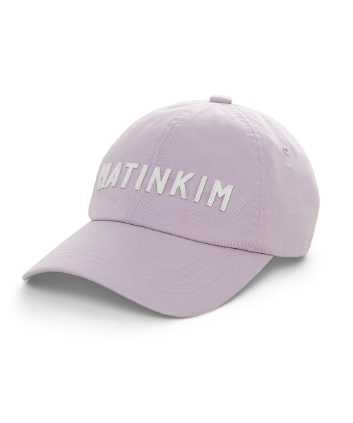 APPLIQUE FELT LOGO BALL CAP IN LILAC