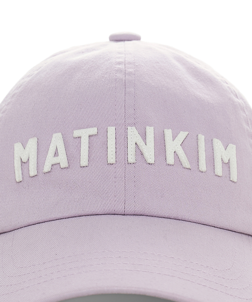 APPLIQUE FELT LOGO BALL CAP IN LILAC