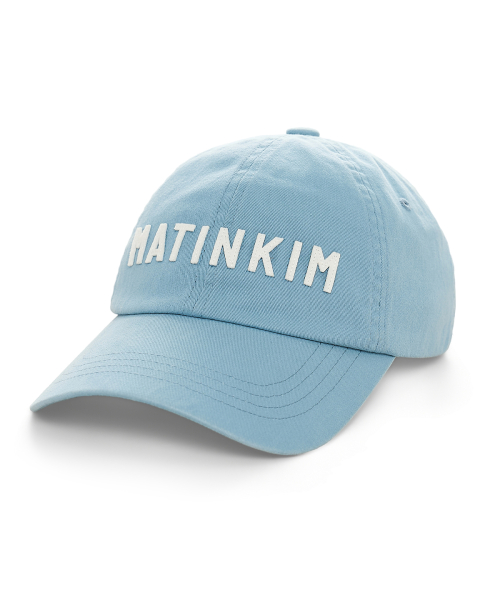 APPLIQUE FELT LOGO BALL CAP IN LIGHT BLUE