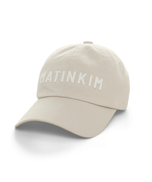 APPLIQUE FELT LOGO BALL CAP IN LIGHT GREY