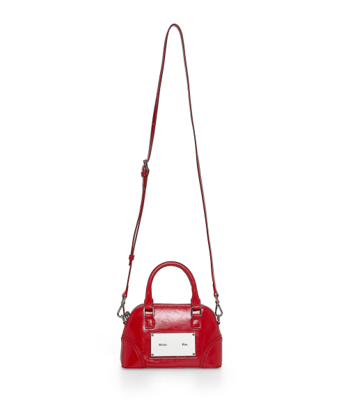 CURVE ZIP MINI BAG IN RED