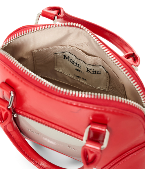 CURVE ZIP MINI BAG IN RED