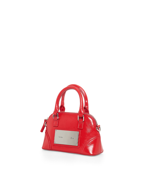 CURVE ZIP MINI BAG IN RED
