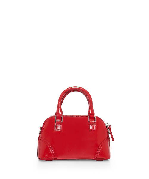 CURVE ZIP MINI BAG IN RED