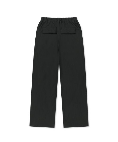 STRAP BELTED PANTS FOR MEN IN BLACK