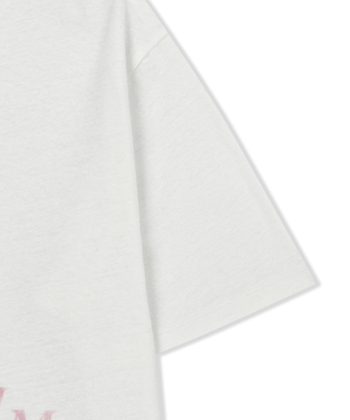 PORTRAIT GRAFFITI LOGO TOP IN WHITE