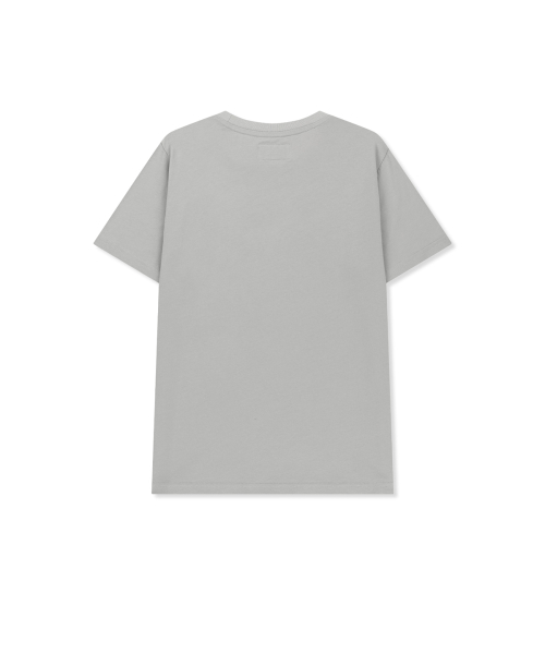 APPLIQUE FELT LOGO TOP IN GREY