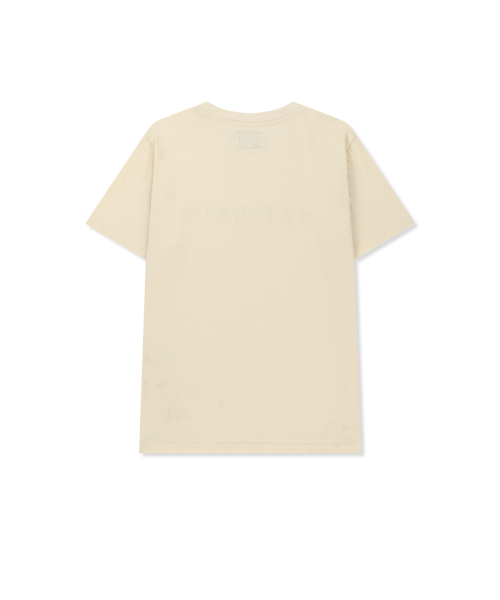 APPLIQUE FELT LOGO TOP IN CREAM