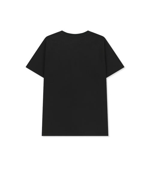 APPLIQUE FELT LOGO TOP IN BLACK