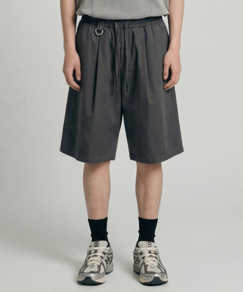 Cation D-Ring Burmuda Short Pants Charcoal KJSP2701