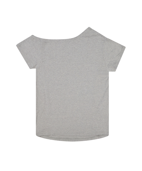Choreo Rights One-Shoulder T-shirt Gray