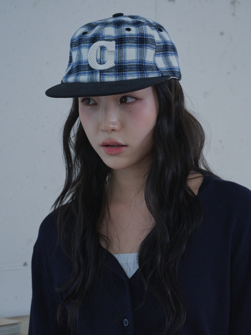 C Logo Check Cap (Blue Check)