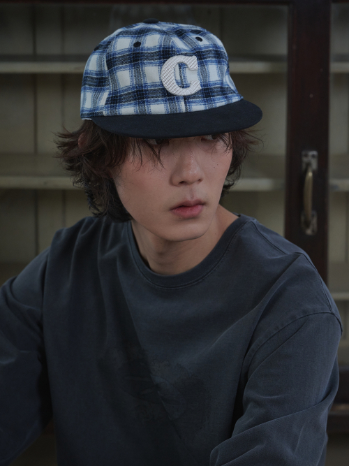 C Logo Check Cap (Blue Check)