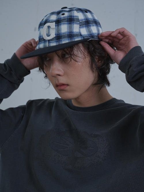 C Logo Check Cap (Blue Check)