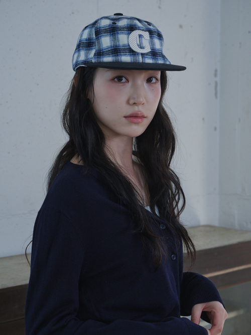 C Logo Check Cap (Blue Check)